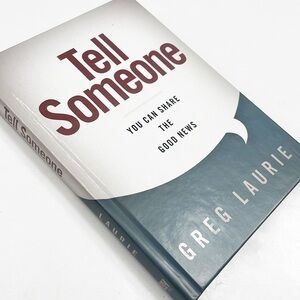 Tell Someone by Greg Laurie hardback book